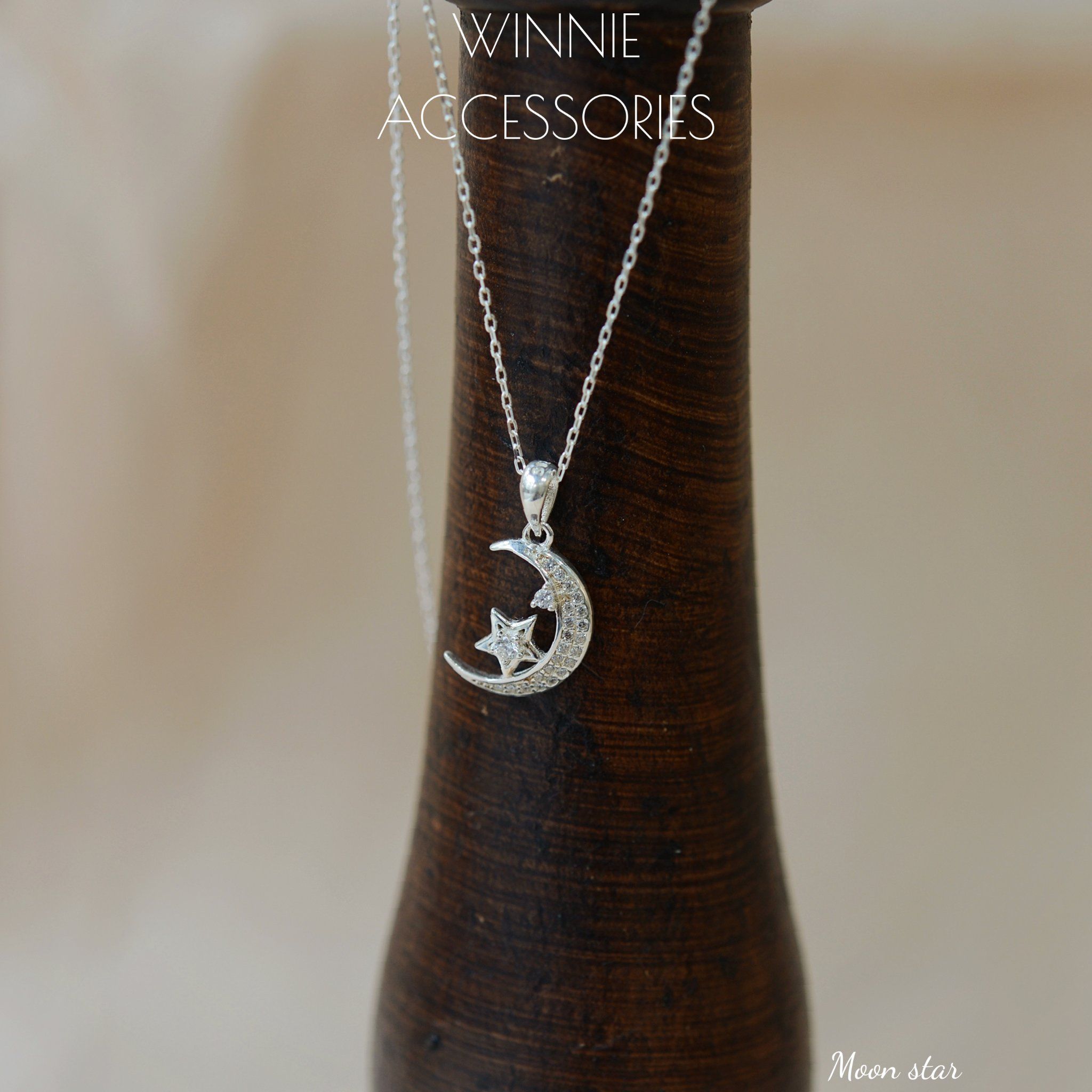  Dây chuyền Bạc S925 Moon Star 