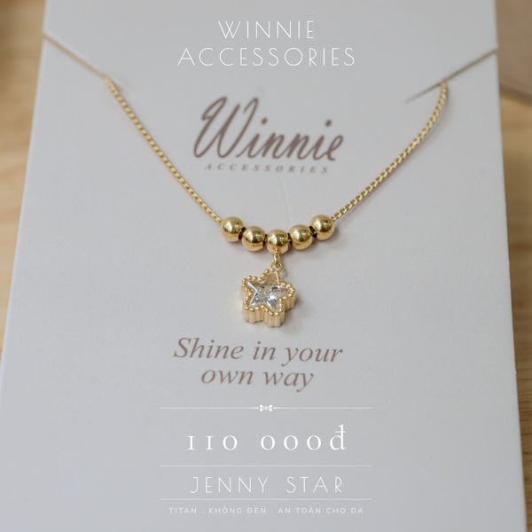  Dây chuyền Titan Jenny star 
