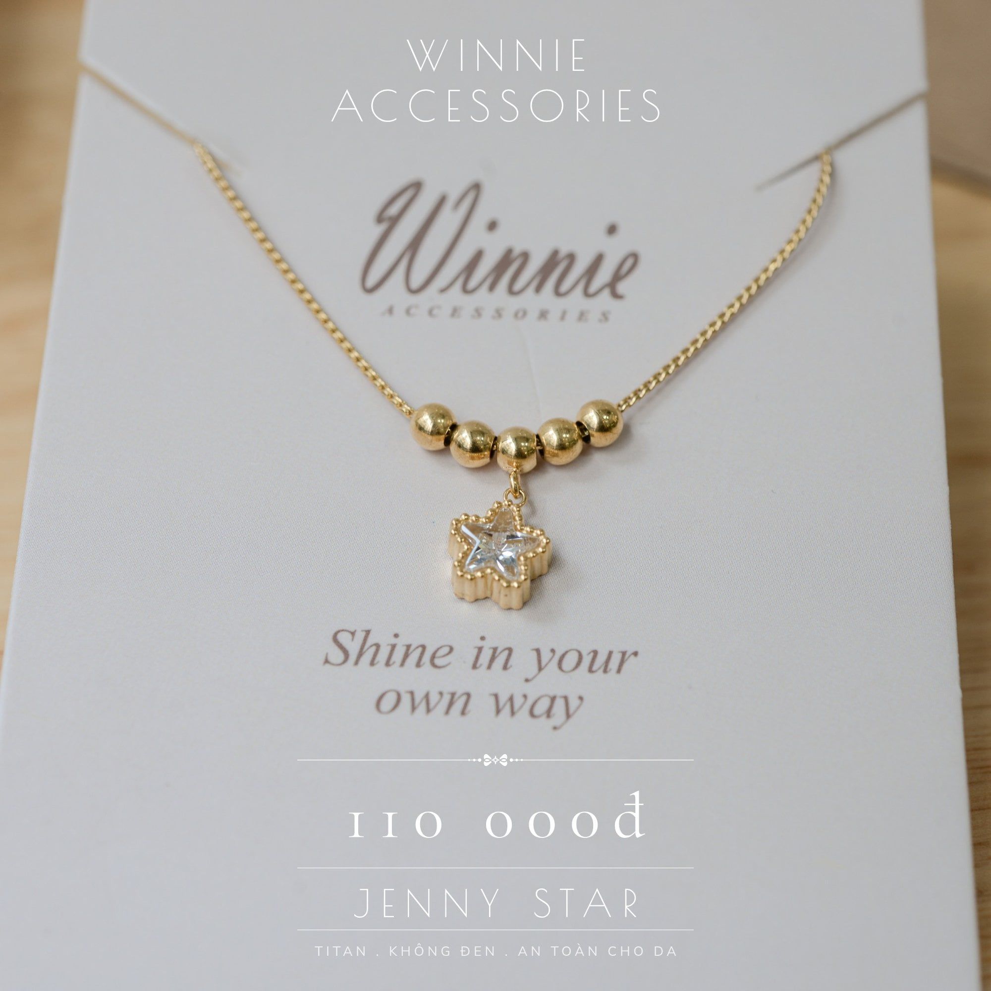  Dây chuyền Titan Jenny star 