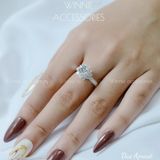  Nhẫn Bạc S925 Duo Apricot 