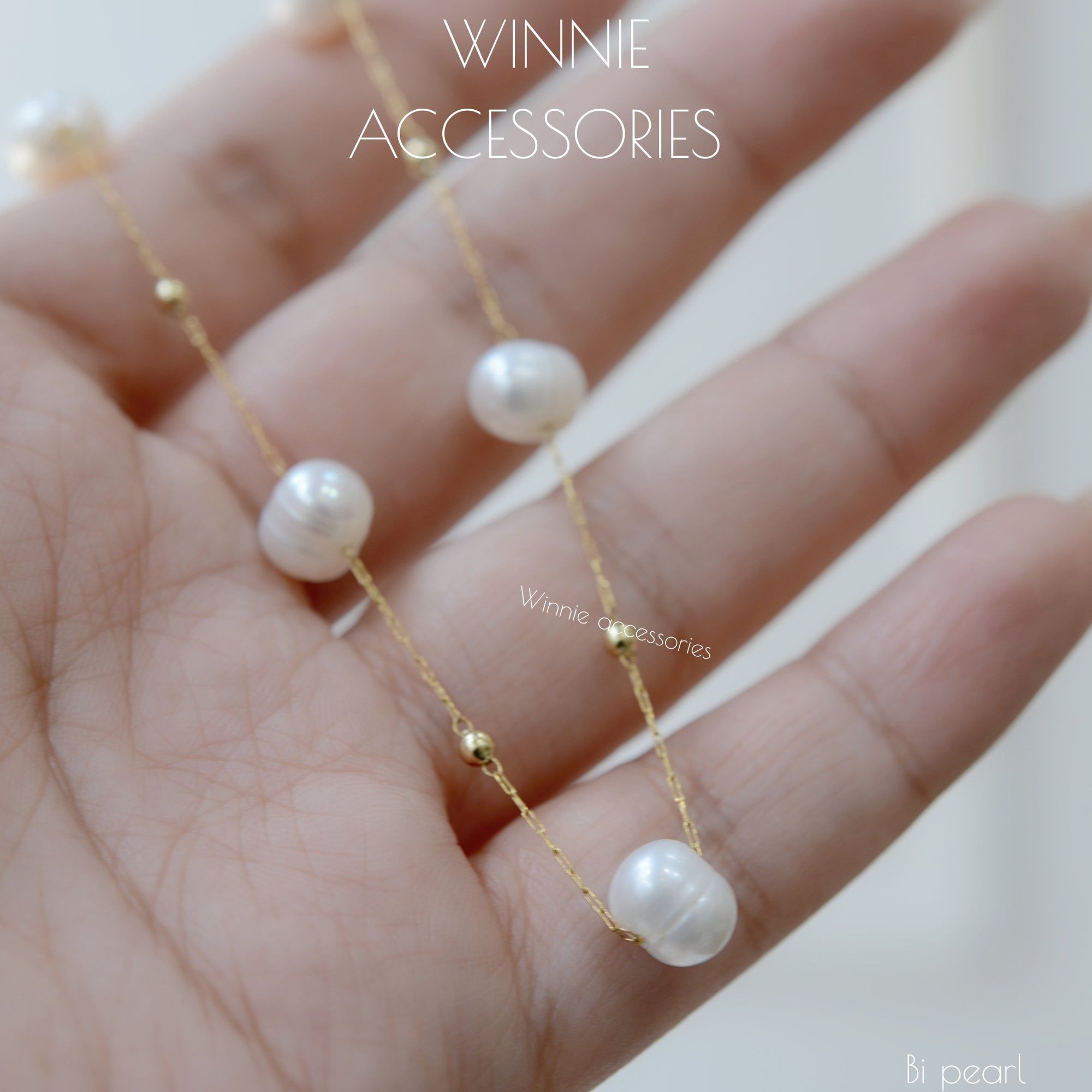  Dây chuyền titan Bi pearl (Ngọc trai nước ngọt) 