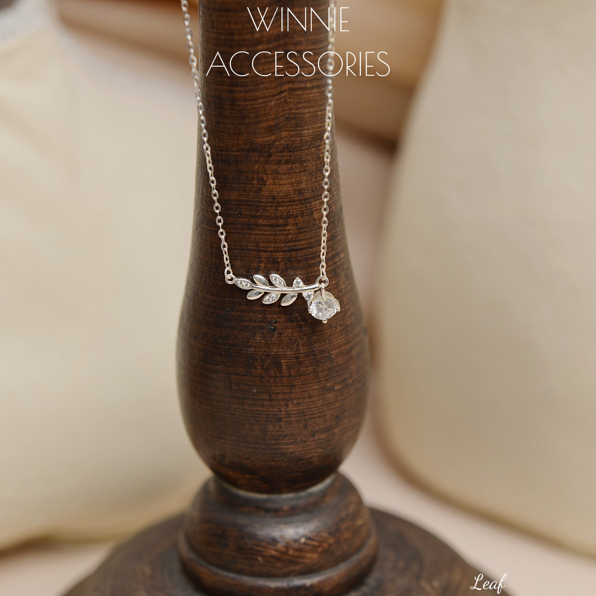  Dây chuyền Bạc S925 Leaf 