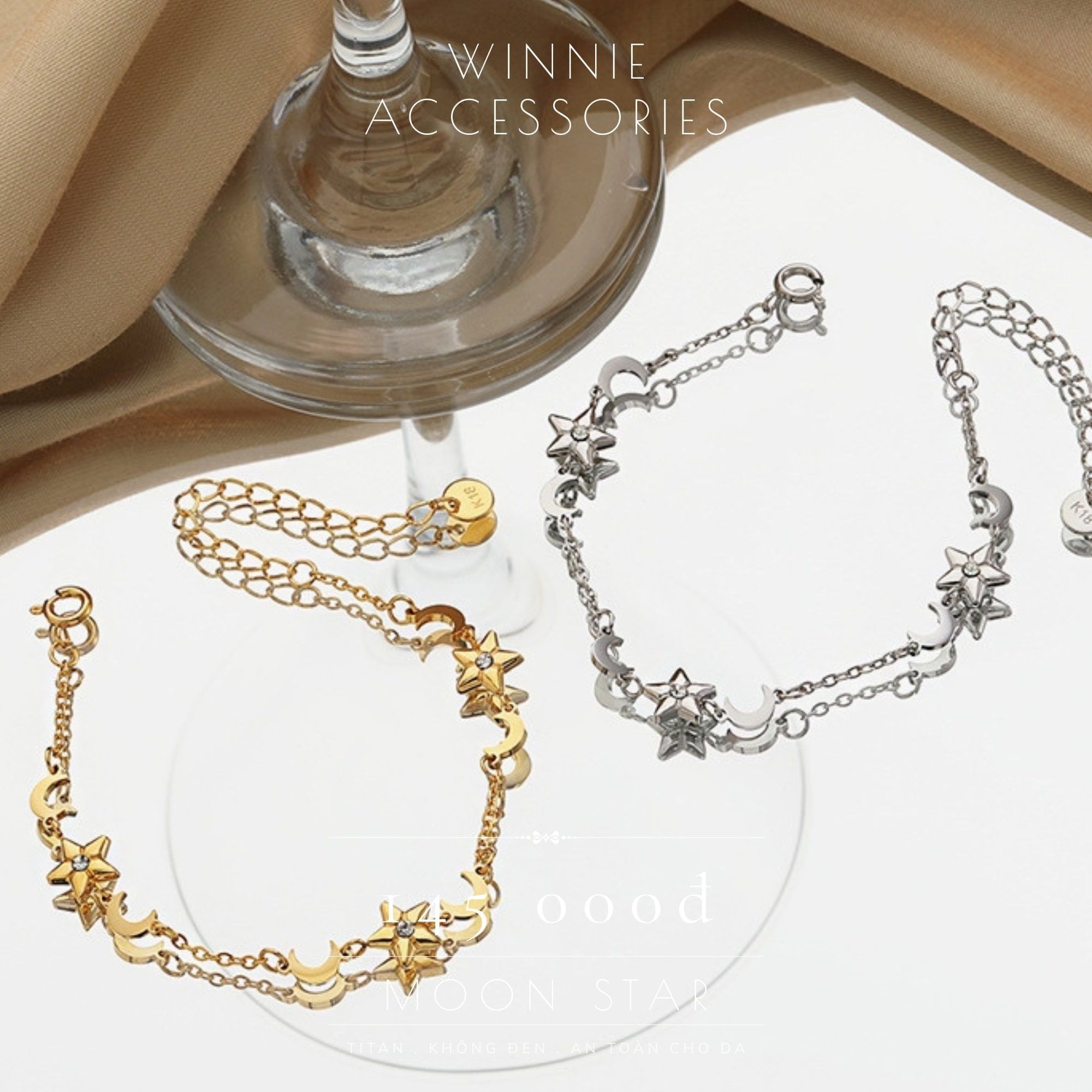  Lắc tay Titan Moon Star B 