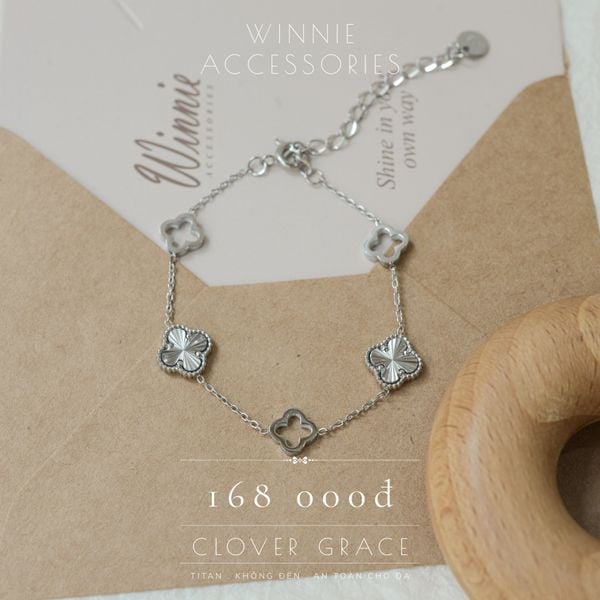  Lắc tay Titan Clover grace B 