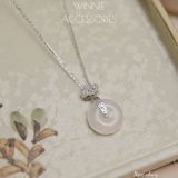  Dây chuyền Bạc S925 Ngọc Như Ý (Xi Kim) 