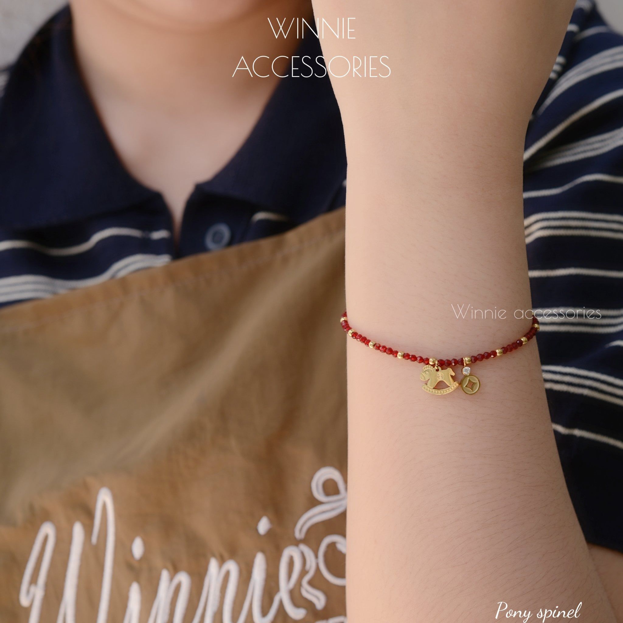  Lắc tay Titan Pony Spinel 