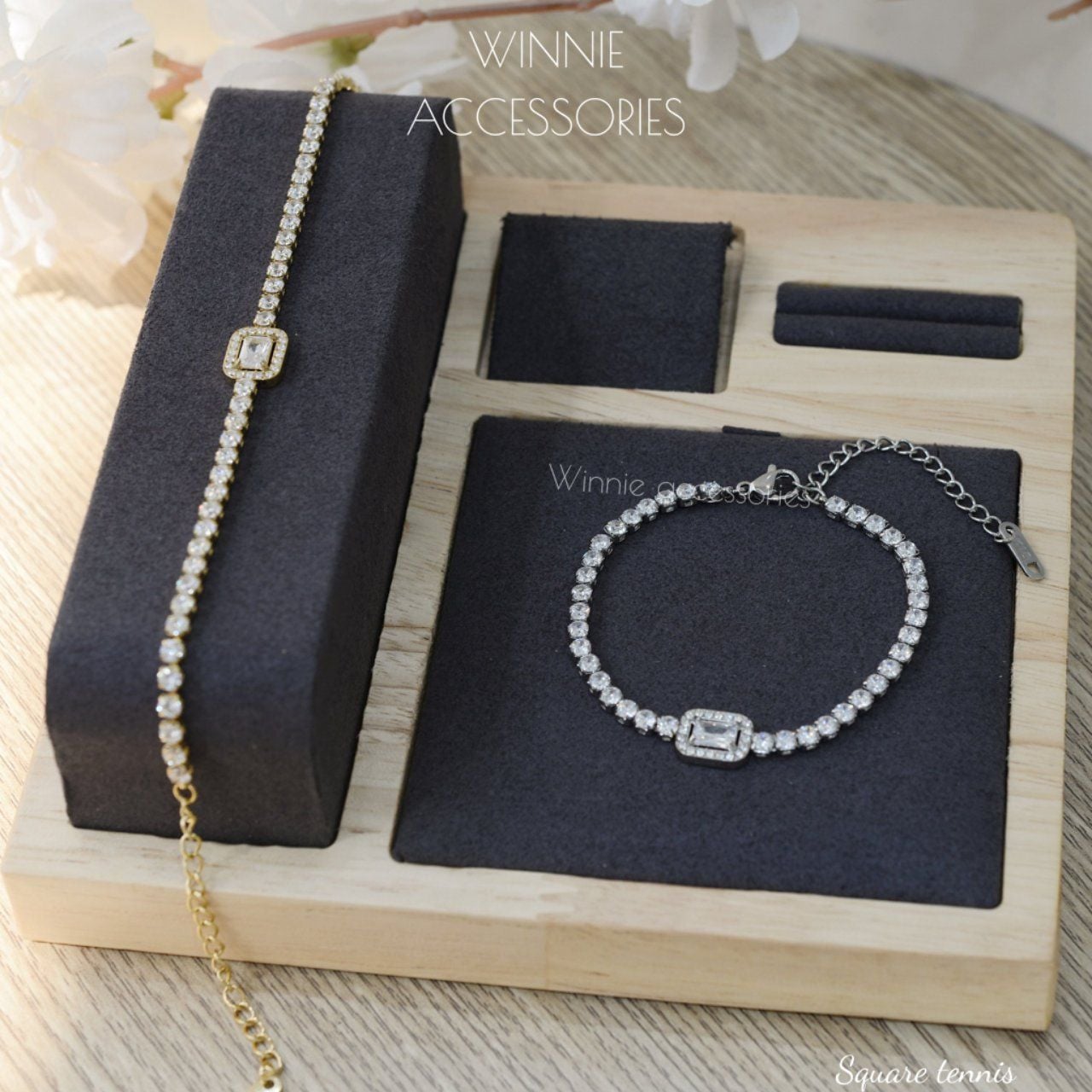  Lắc tay Titan Square Tennis 