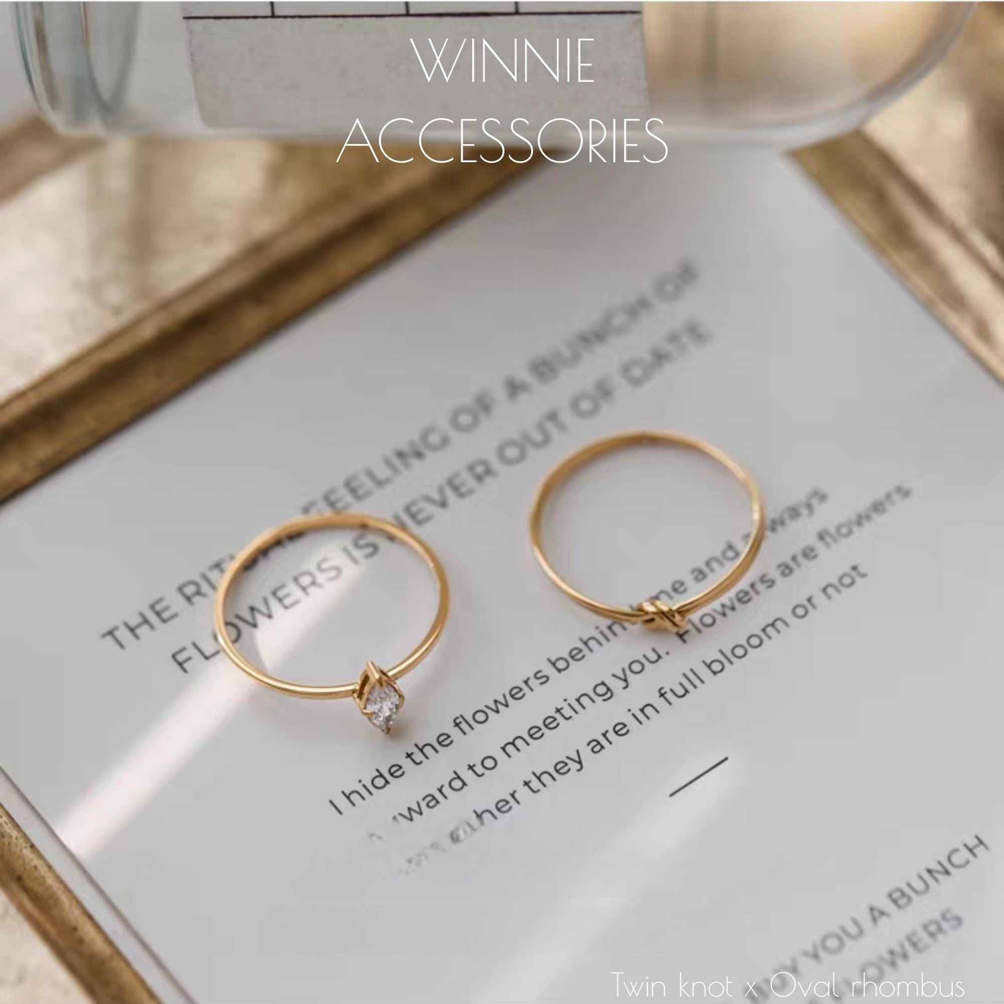  Nhẫn Titan Twin knot 