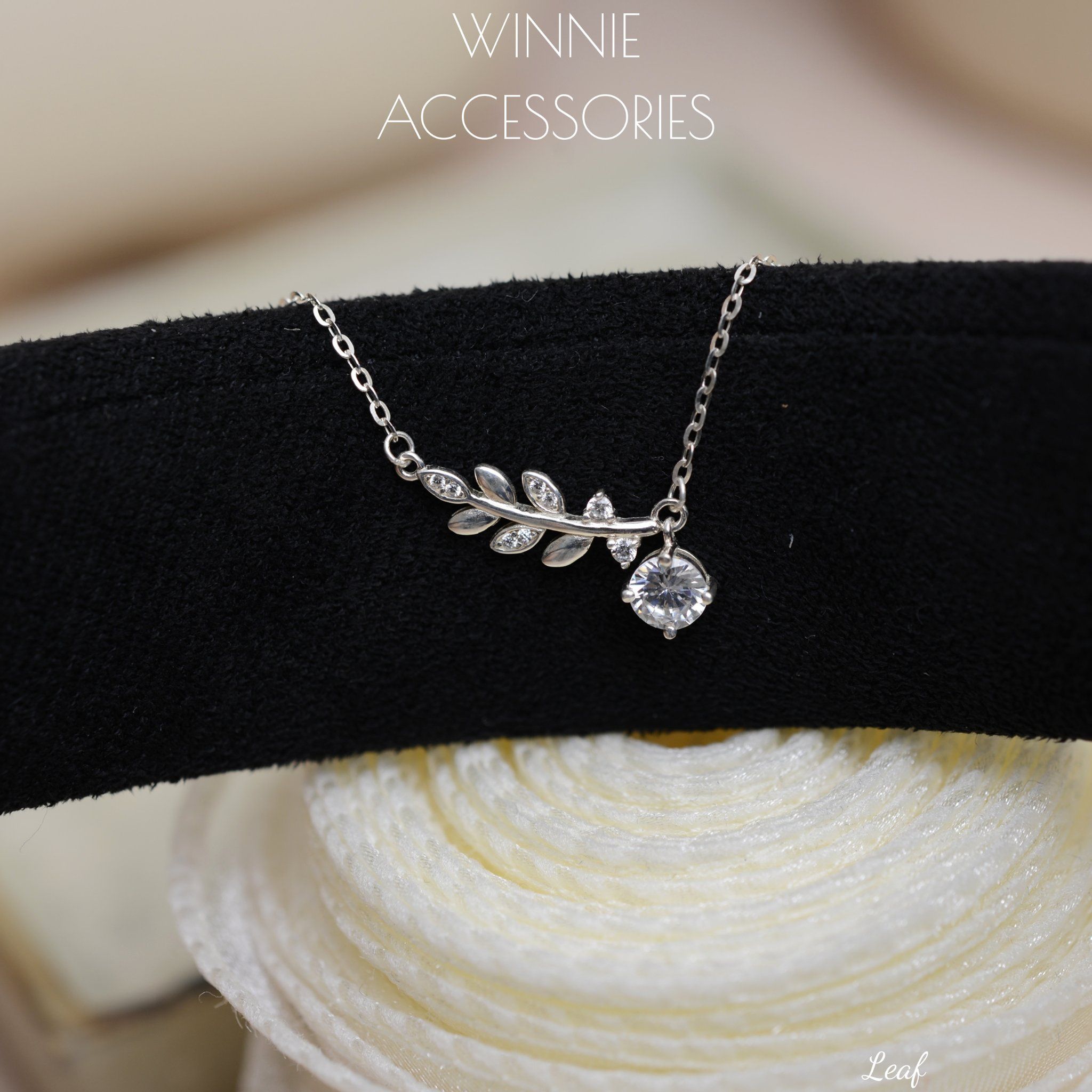  Dây chuyền Bạc S925 Leaf 