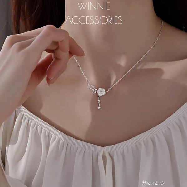 Dây chuyền Bạc S925 Hoa xà cừ 