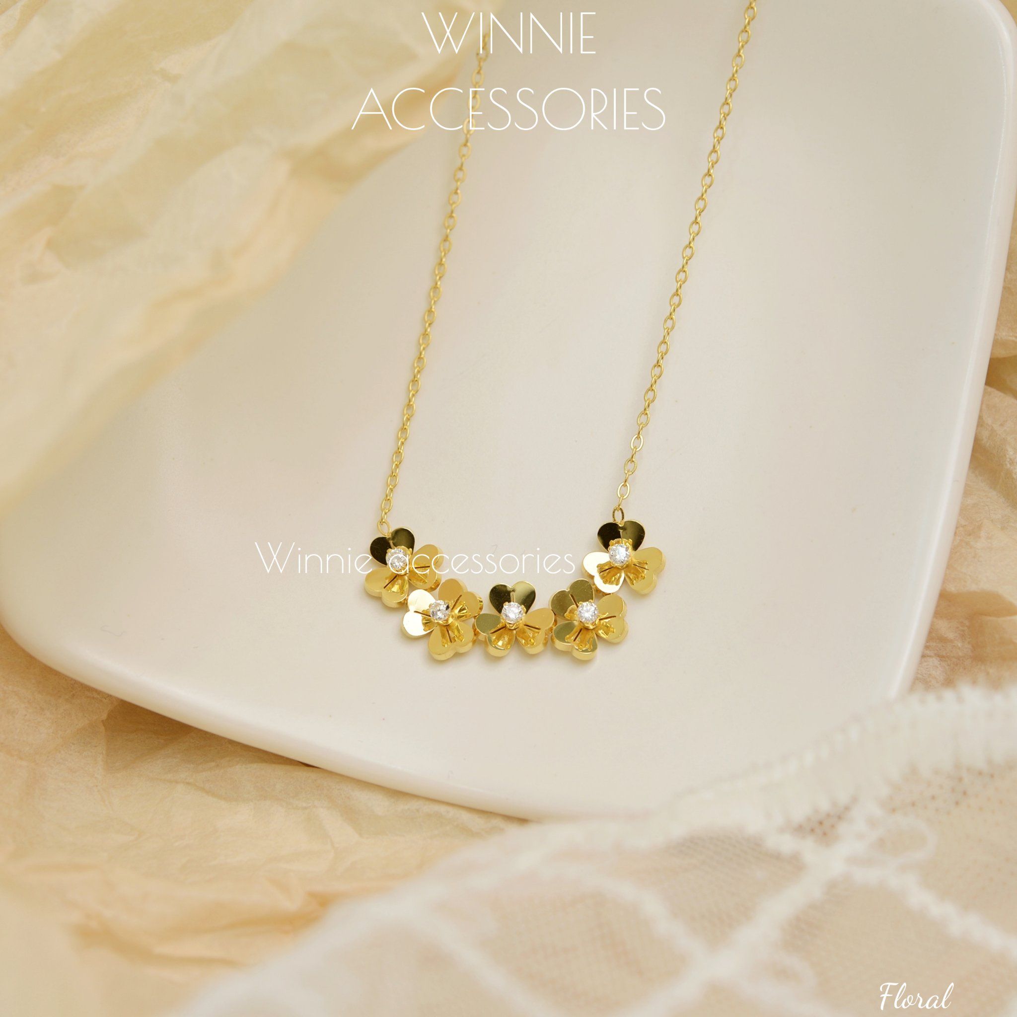  Dây chuyền Titan Floral 