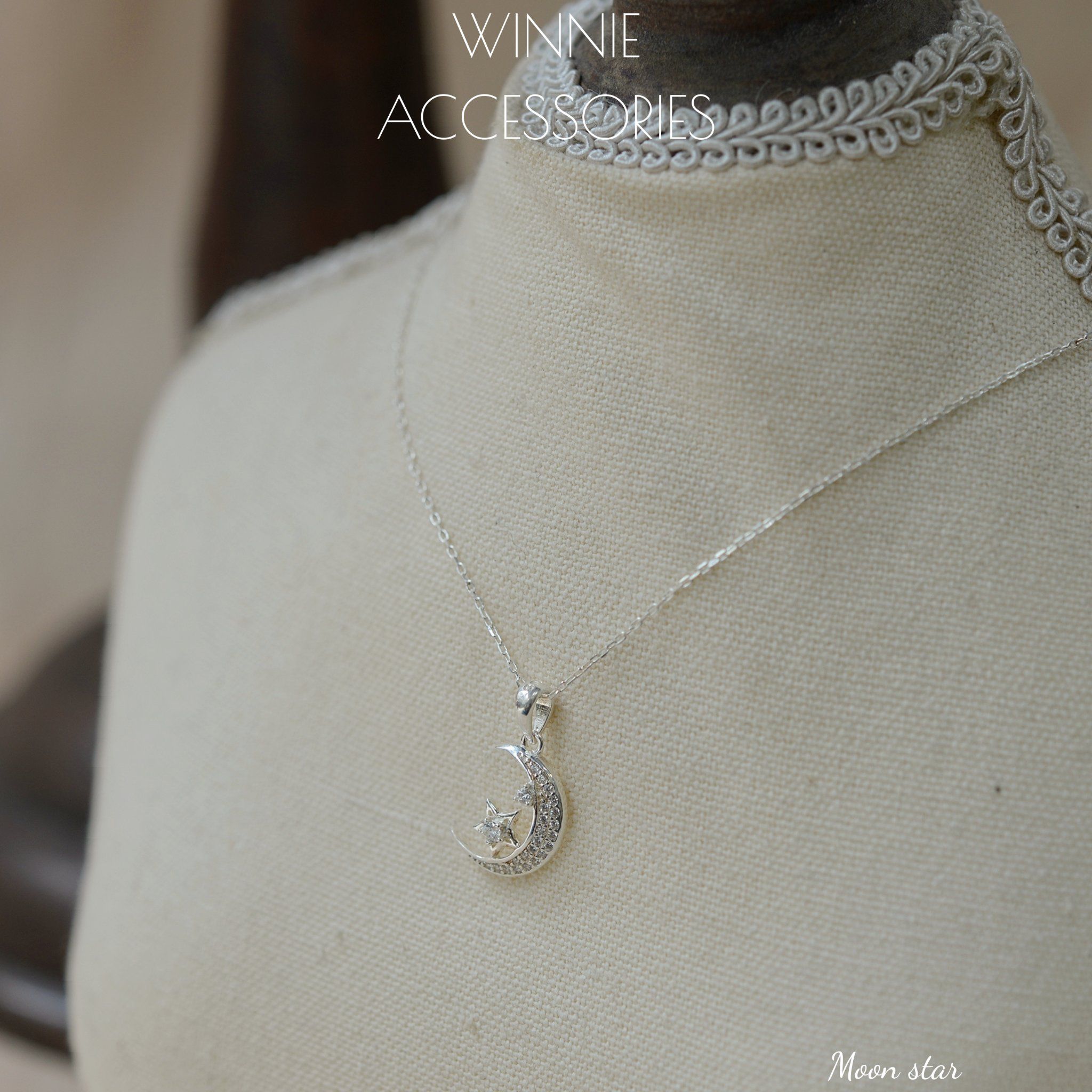  Dây chuyền Bạc S925 Moon Star 