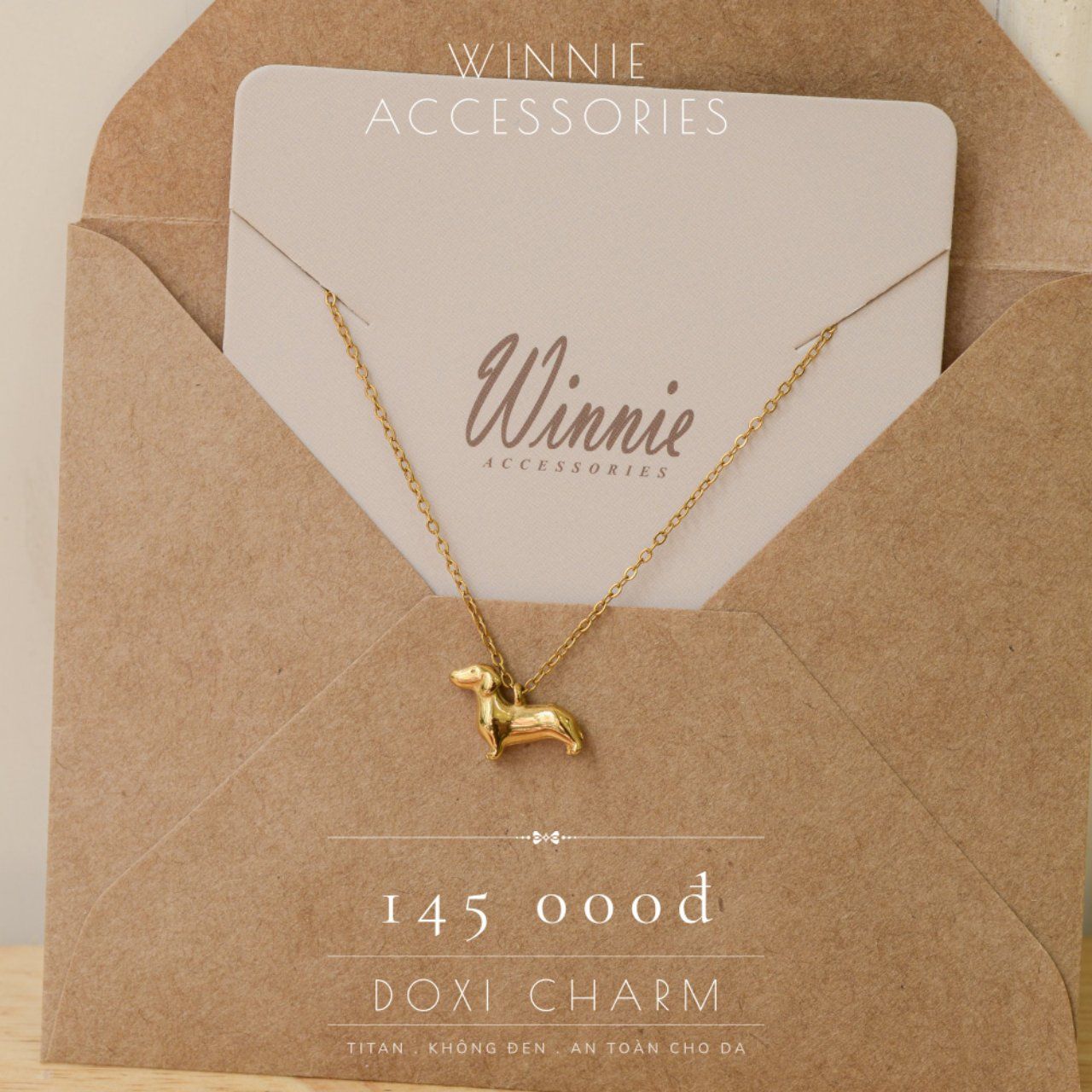  Dây chuyền Titan Doxi charm 
