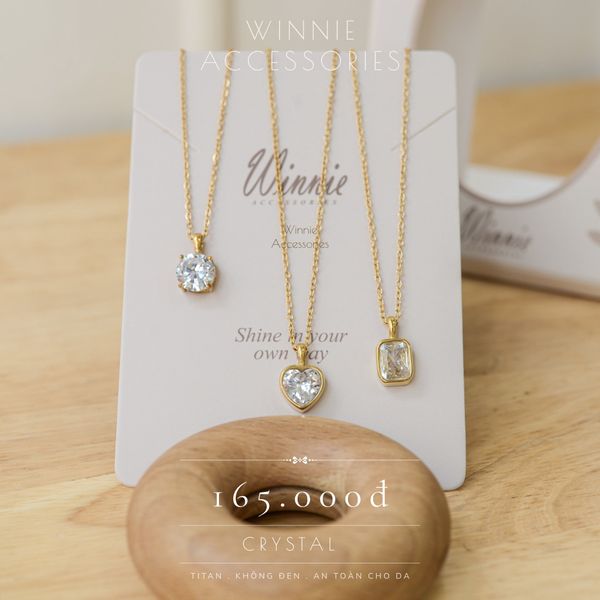  Dây chuyền Titan Crystal VG 
