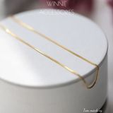  Dây chuyền titan trơn mảnh VG 