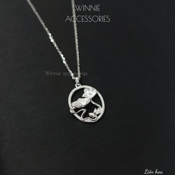  Dây chuyền Bạc S925 Liên Hoa 