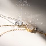  Dây chuyền Titan Zircon Drop 