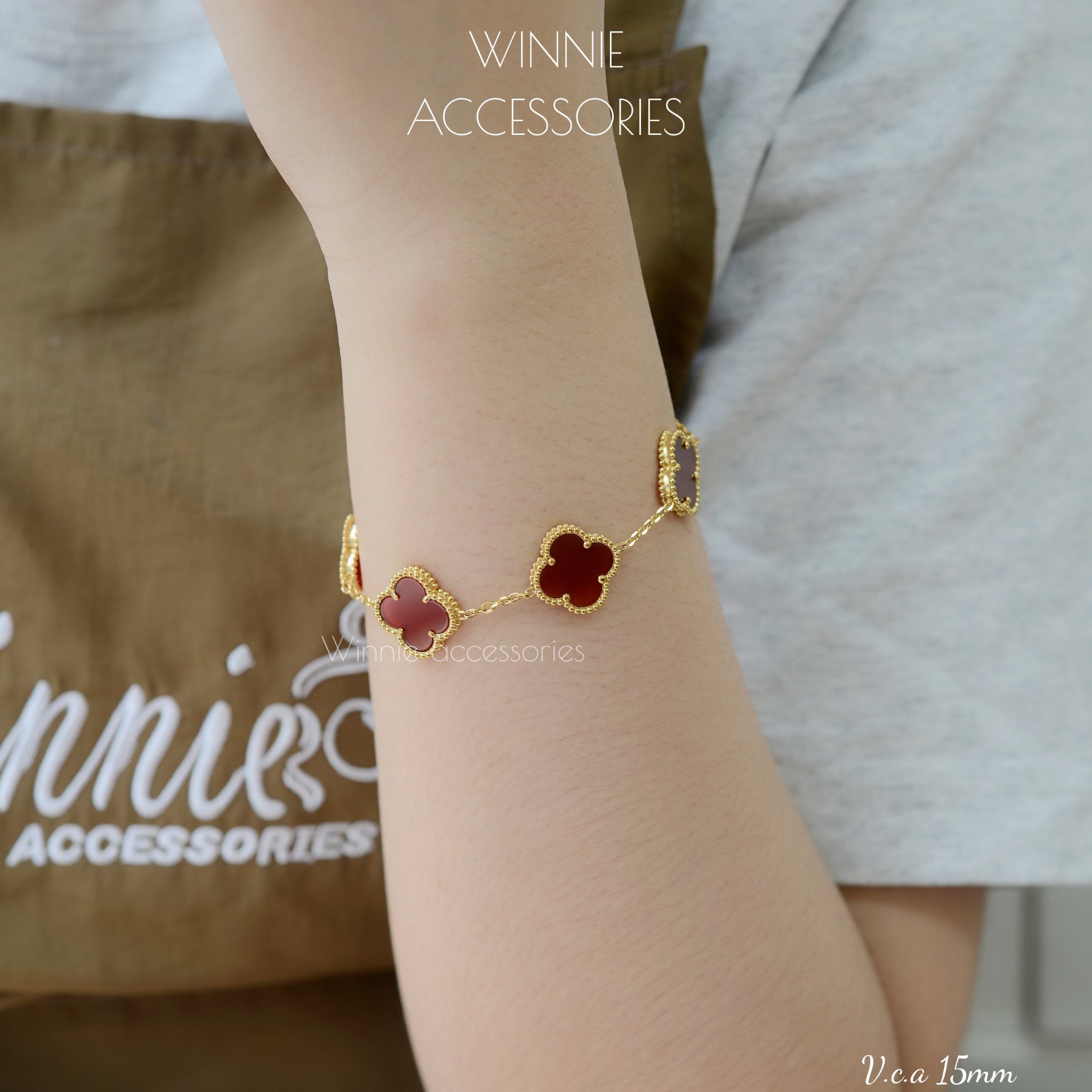  Lắc tay Titan VCA 15mm 