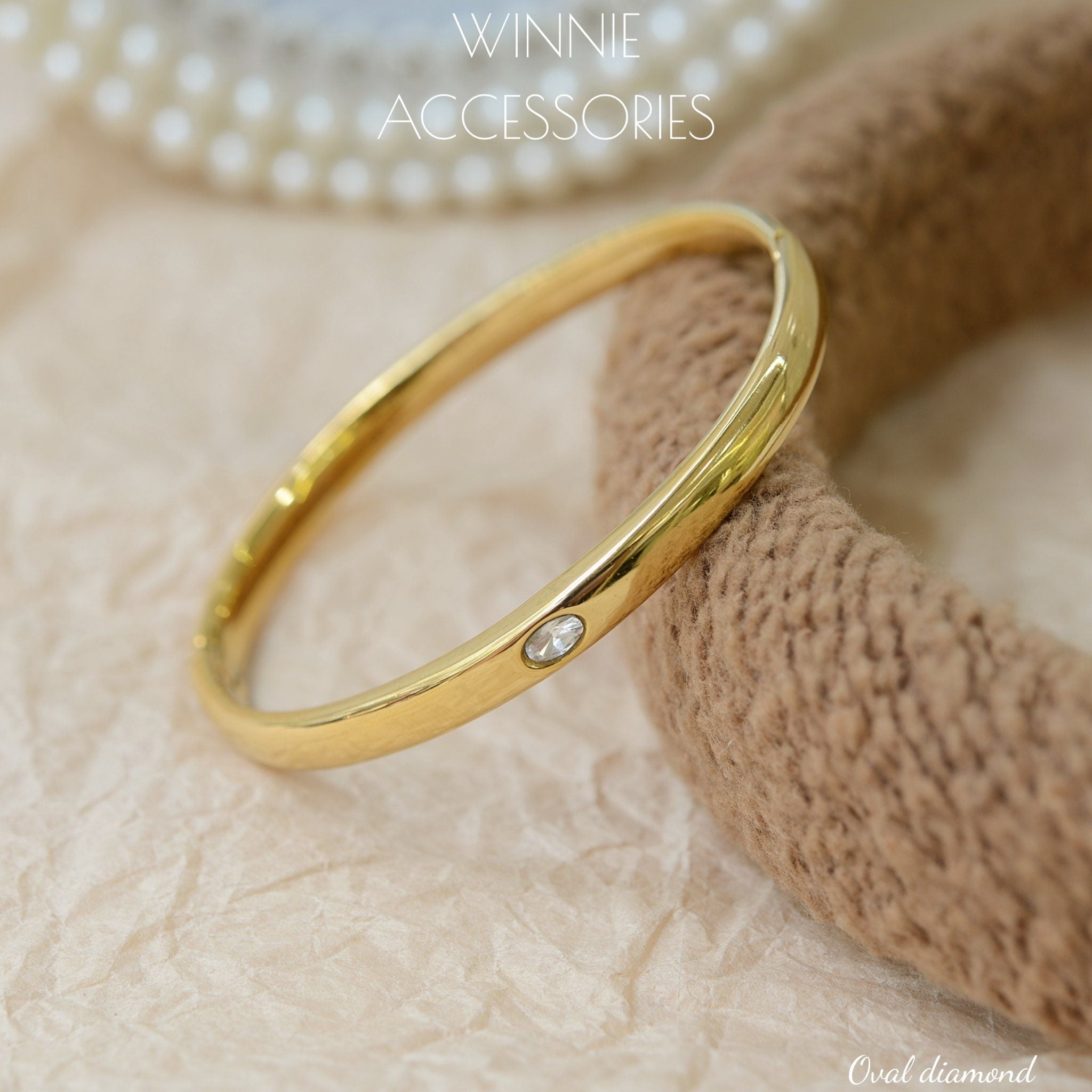  Vòng tay Titan Oval Diamond 