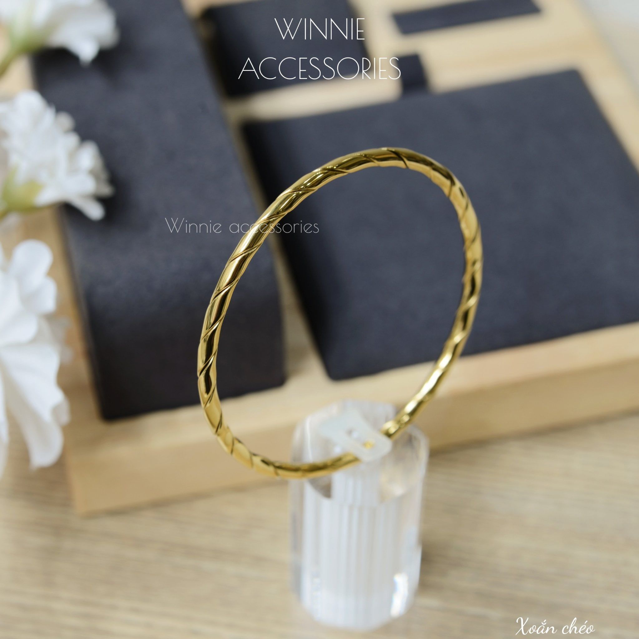  Vòng tay Titan Xoắn chéo 