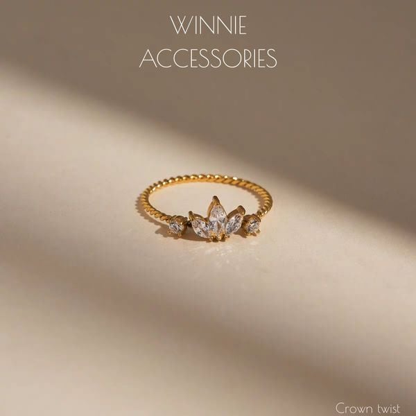  Nhẫn Titan Crown Twist 