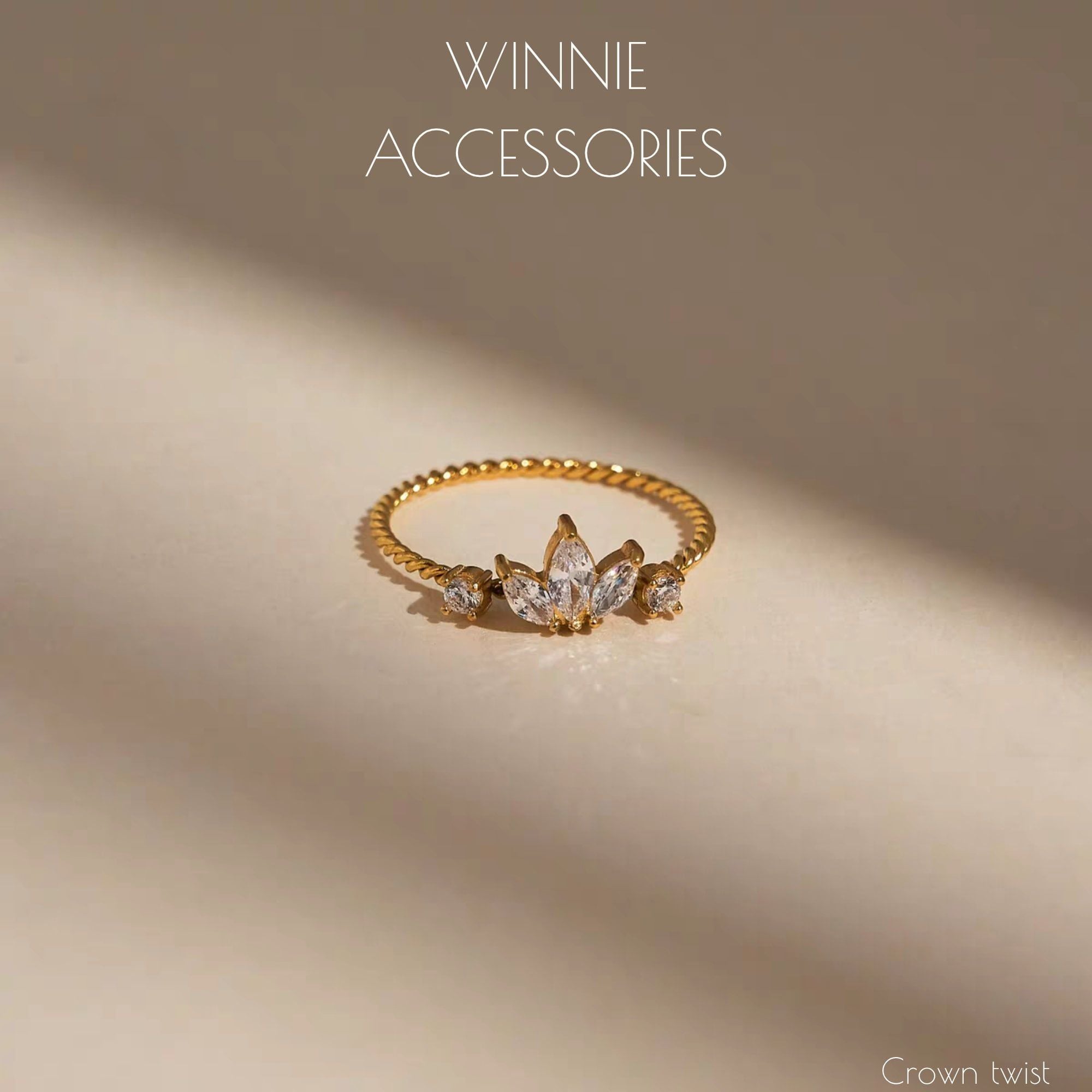  Nhẫn Titan Crown Twist 