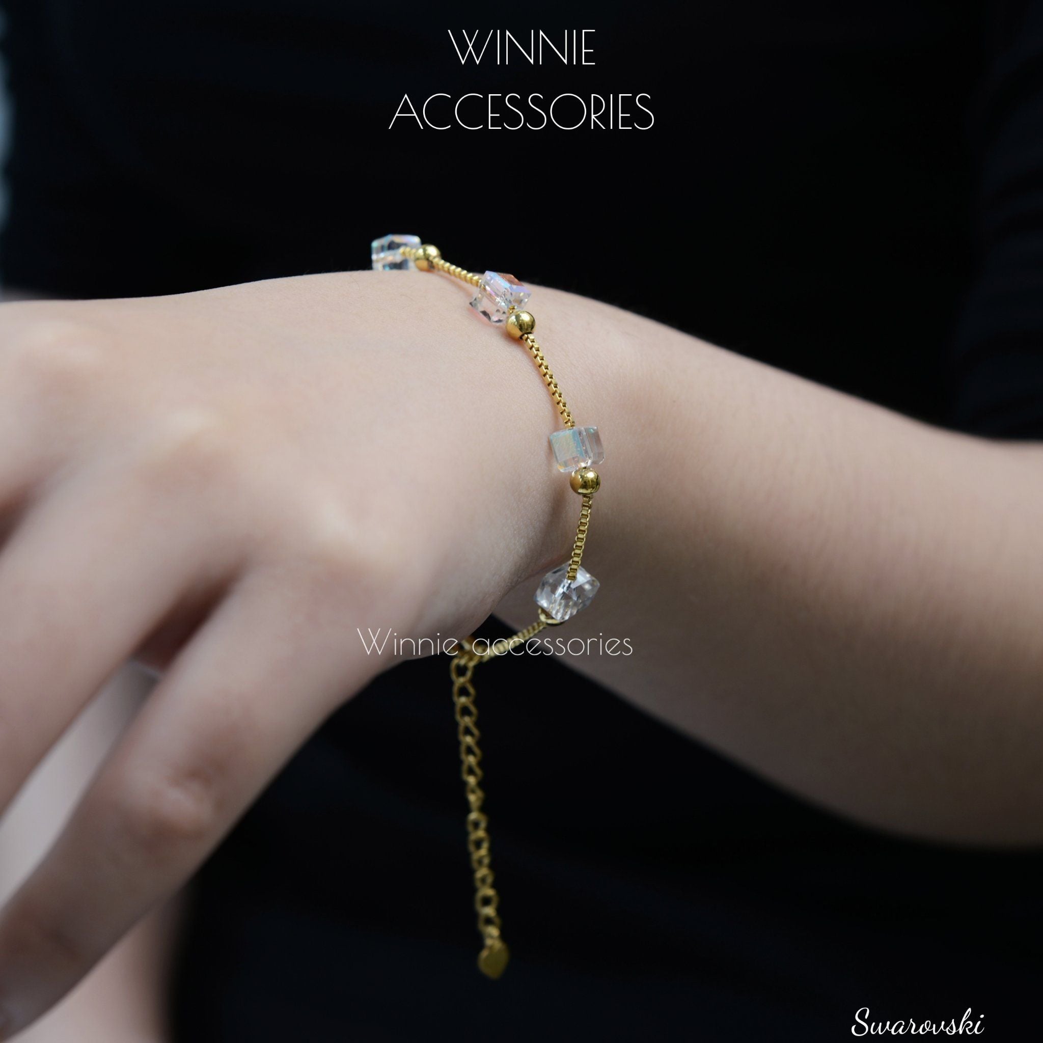  Lắc tay Titan Swarovski 