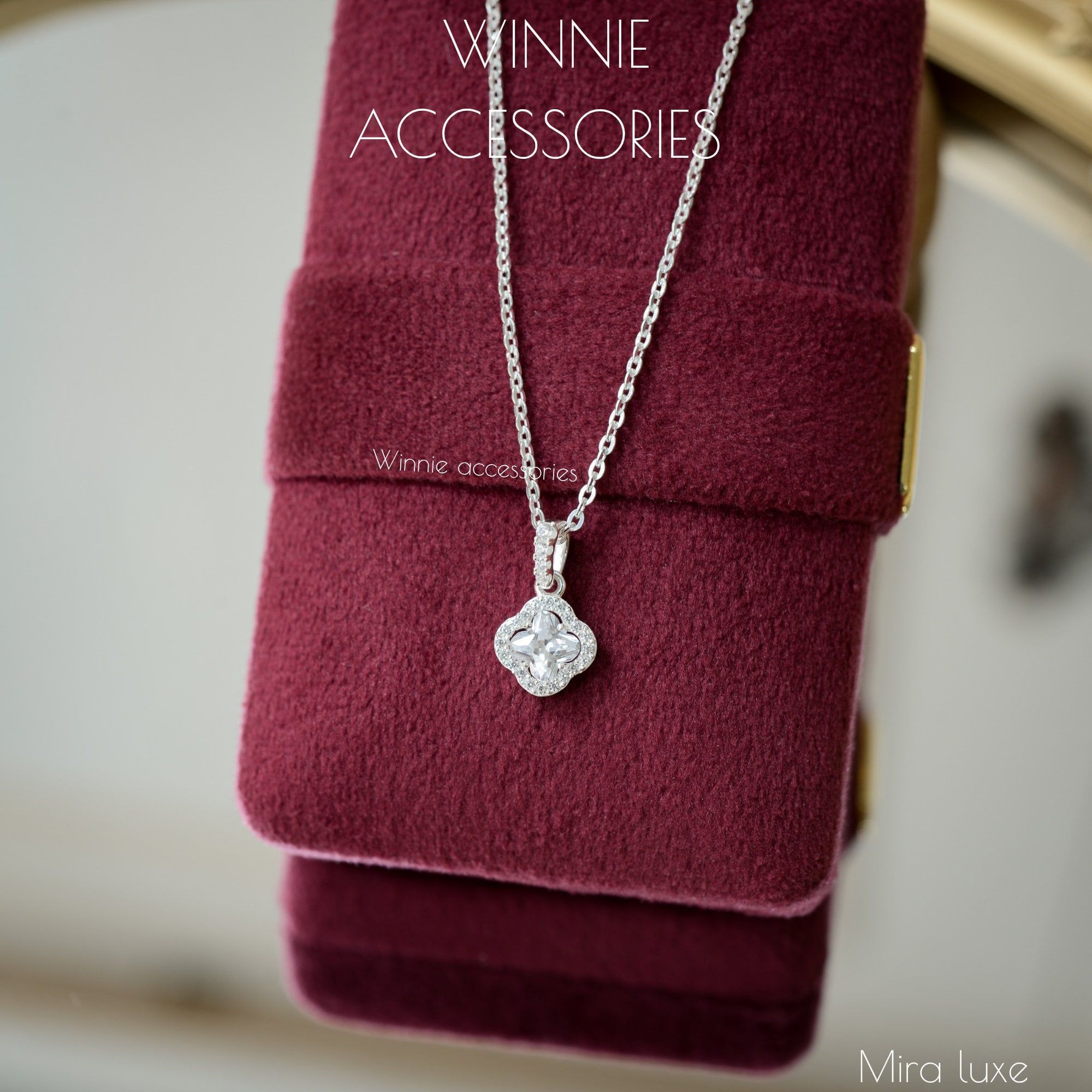  Charm Dây chuyền Bạc S925 Mira Luxe (ko kèm dây) 
