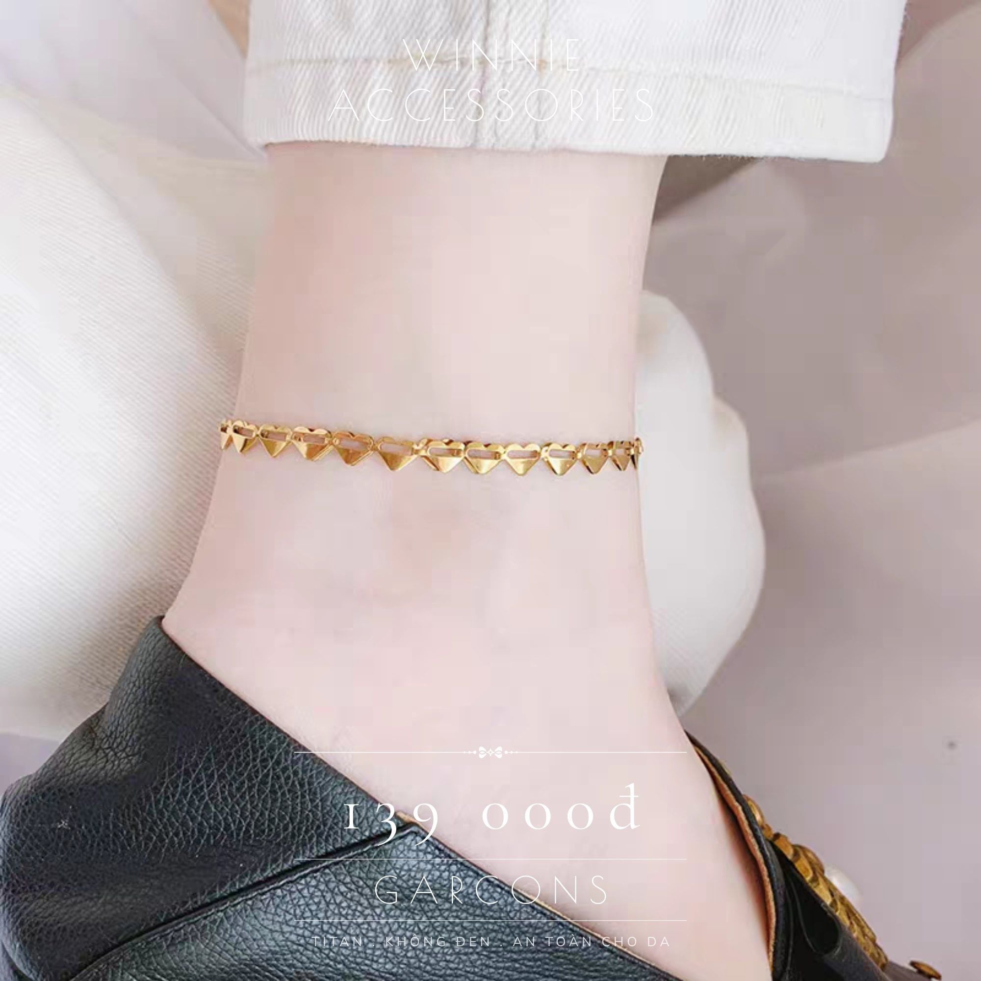  Lắc chân titan Garcons 