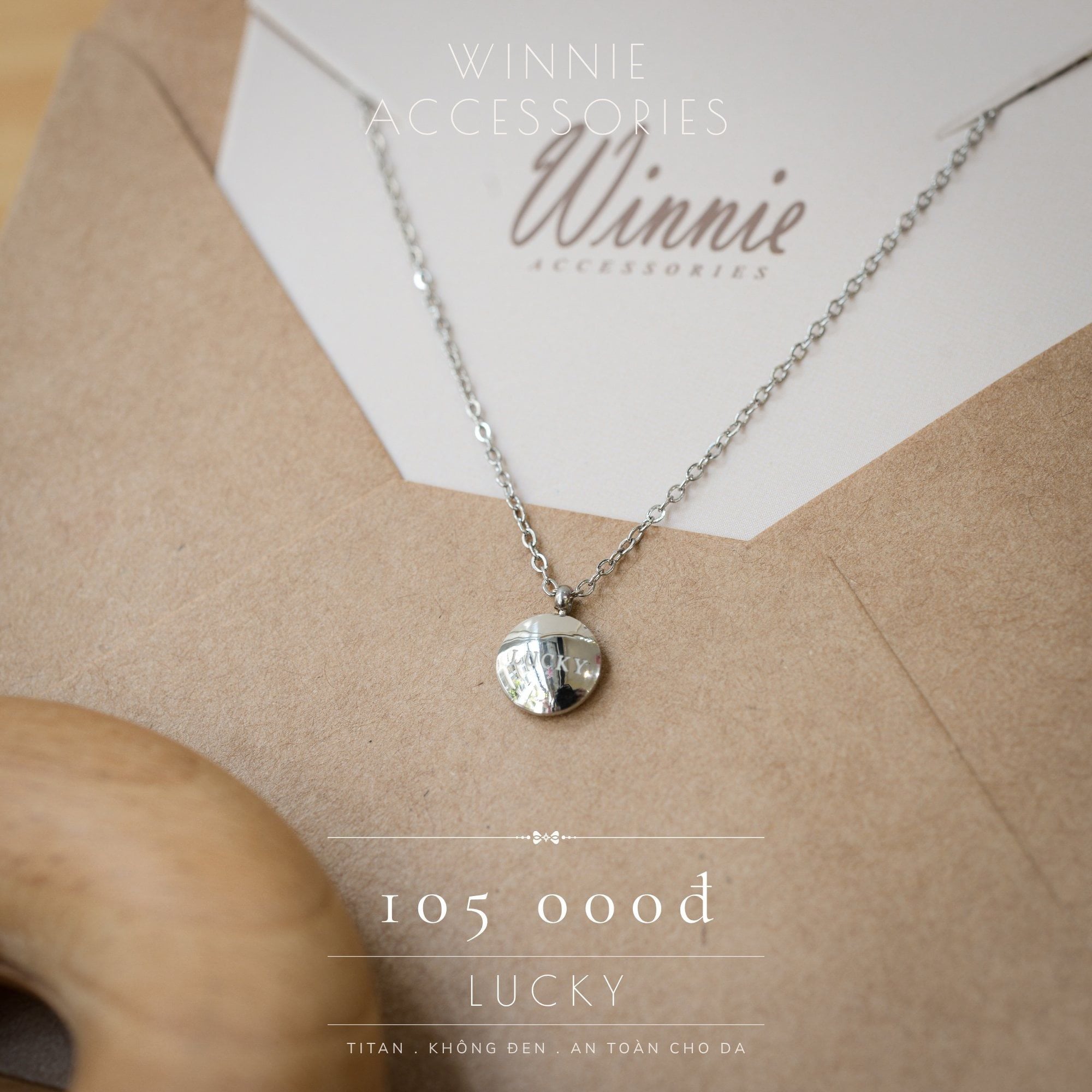  Dây chuyền Titan Lucky 