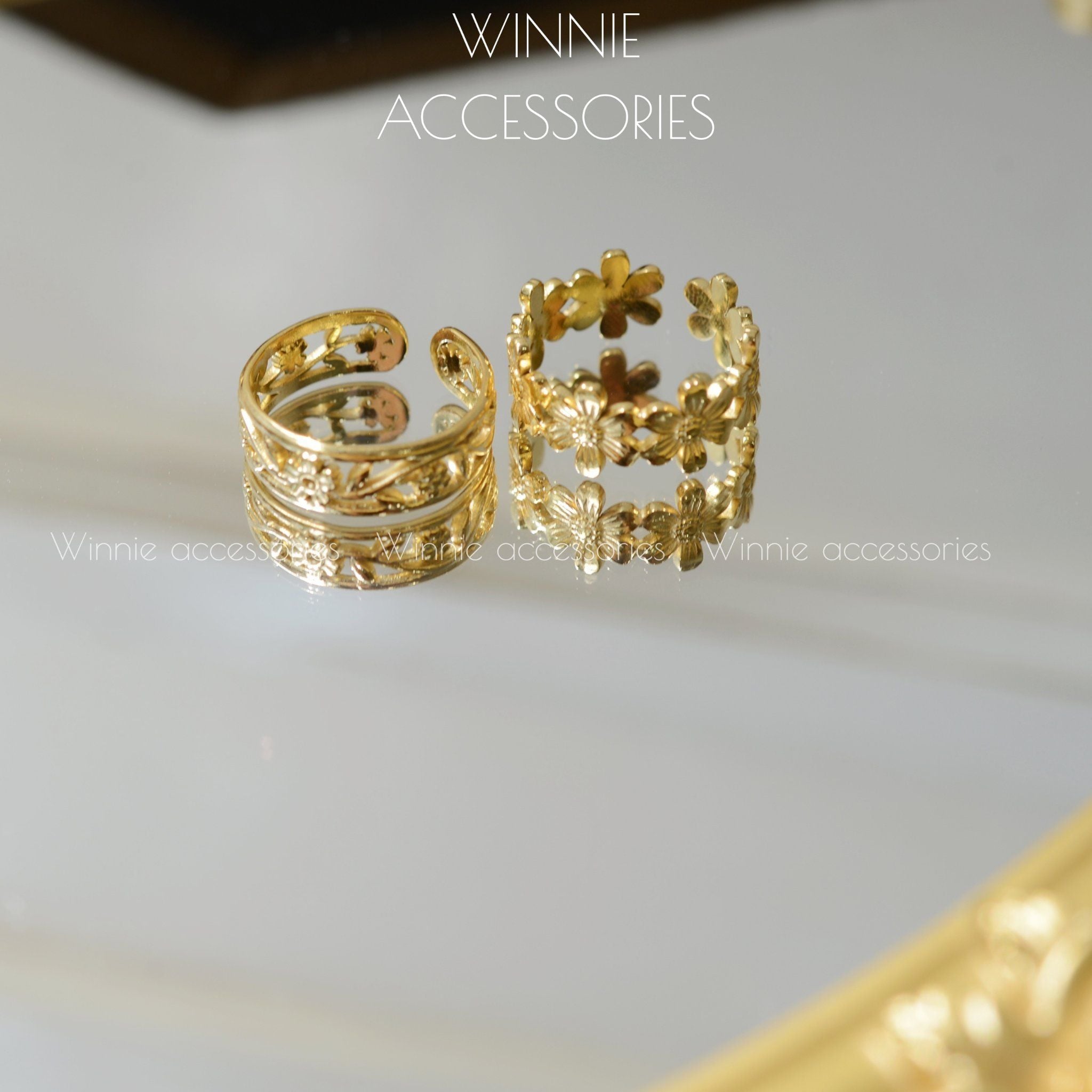  Nhẫn Titan Golden Daisy 