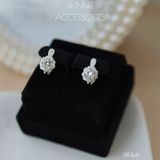  Hoa tai Bạc S925 GG Halo 