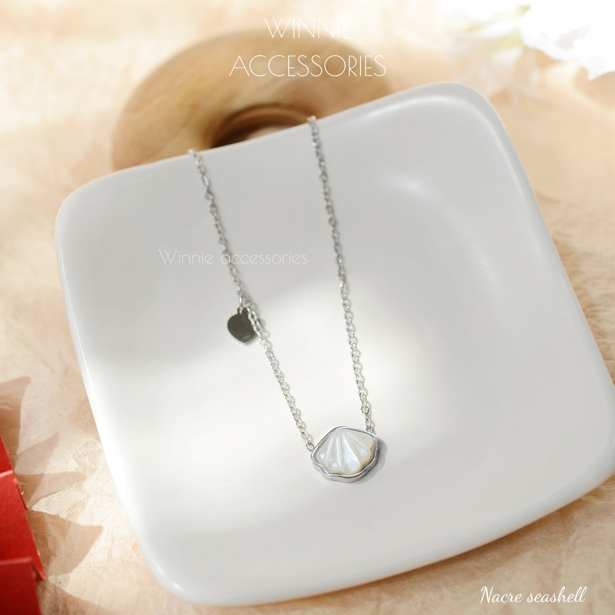  Dây chuyền Titan Nacre Seashell 