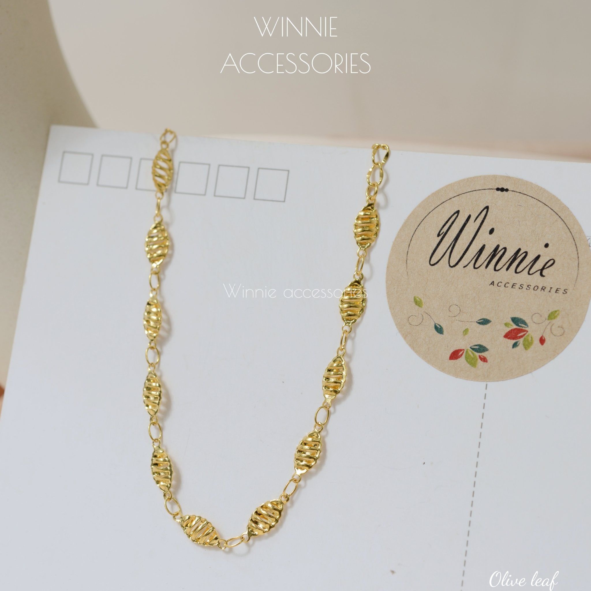  Lắc tay Titan Olive leaf 