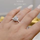  Nhẫn Bạc S925 Apricot 