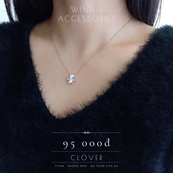  Dây chuyền Titan Clover B 
