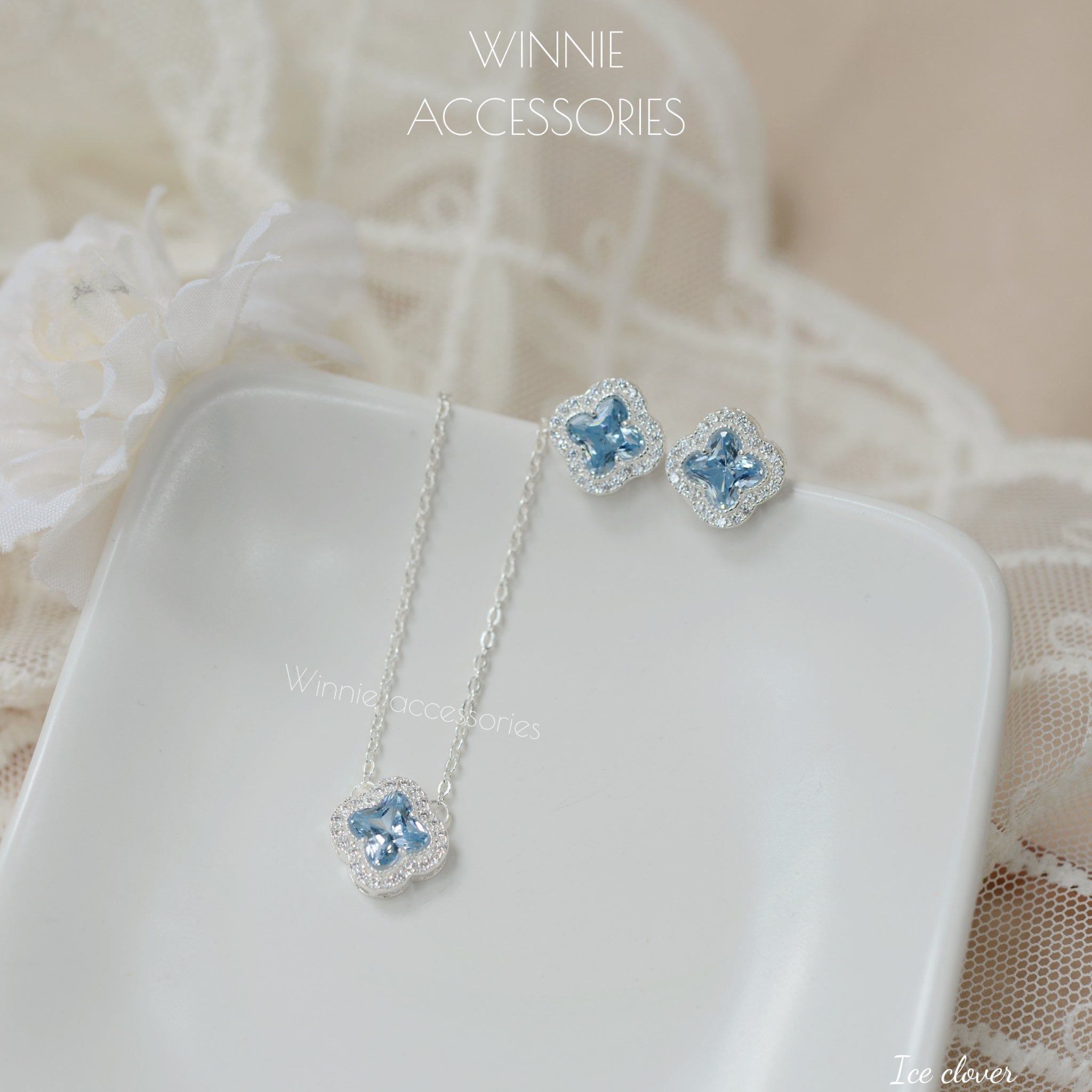  Dây chuyền Bạc S925 Ice Clover 