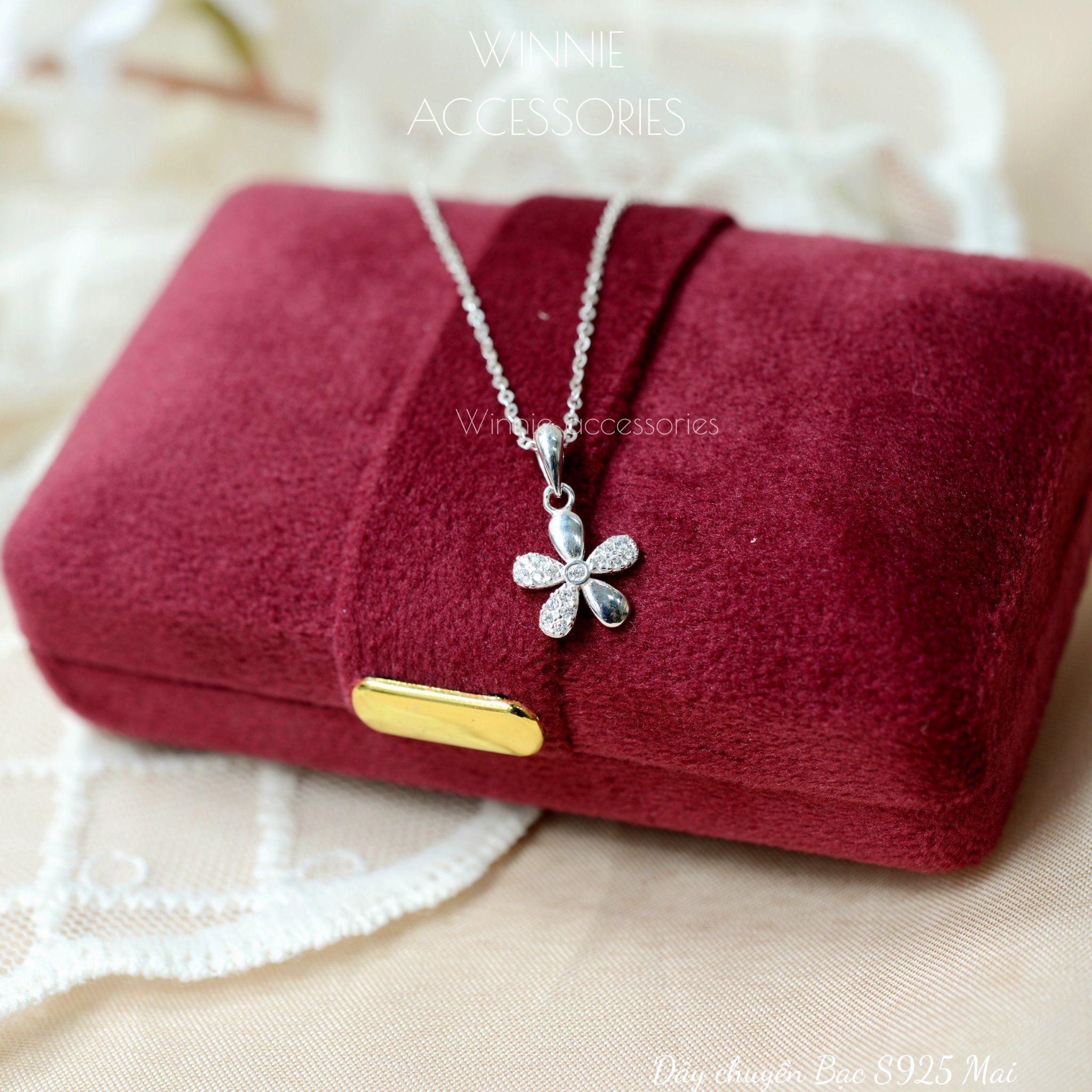  Dây chuyền Bạc S925 Mai 