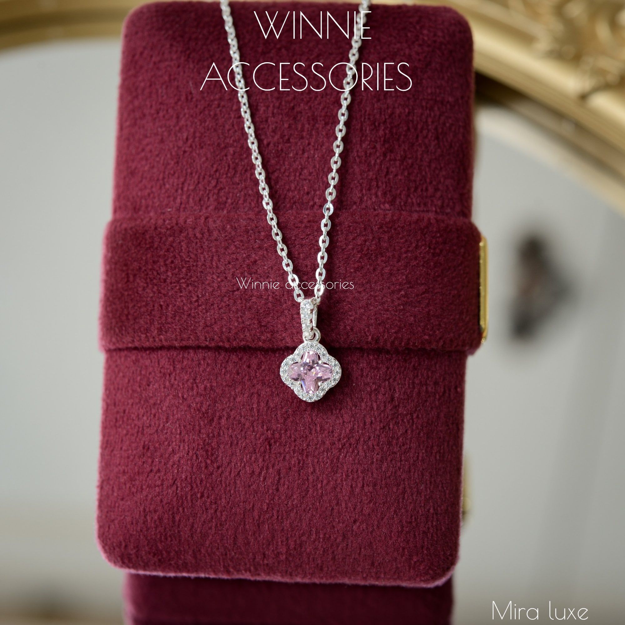  Charm Dây chuyền Bạc S925 Mira Luxe (ko kèm dây) 