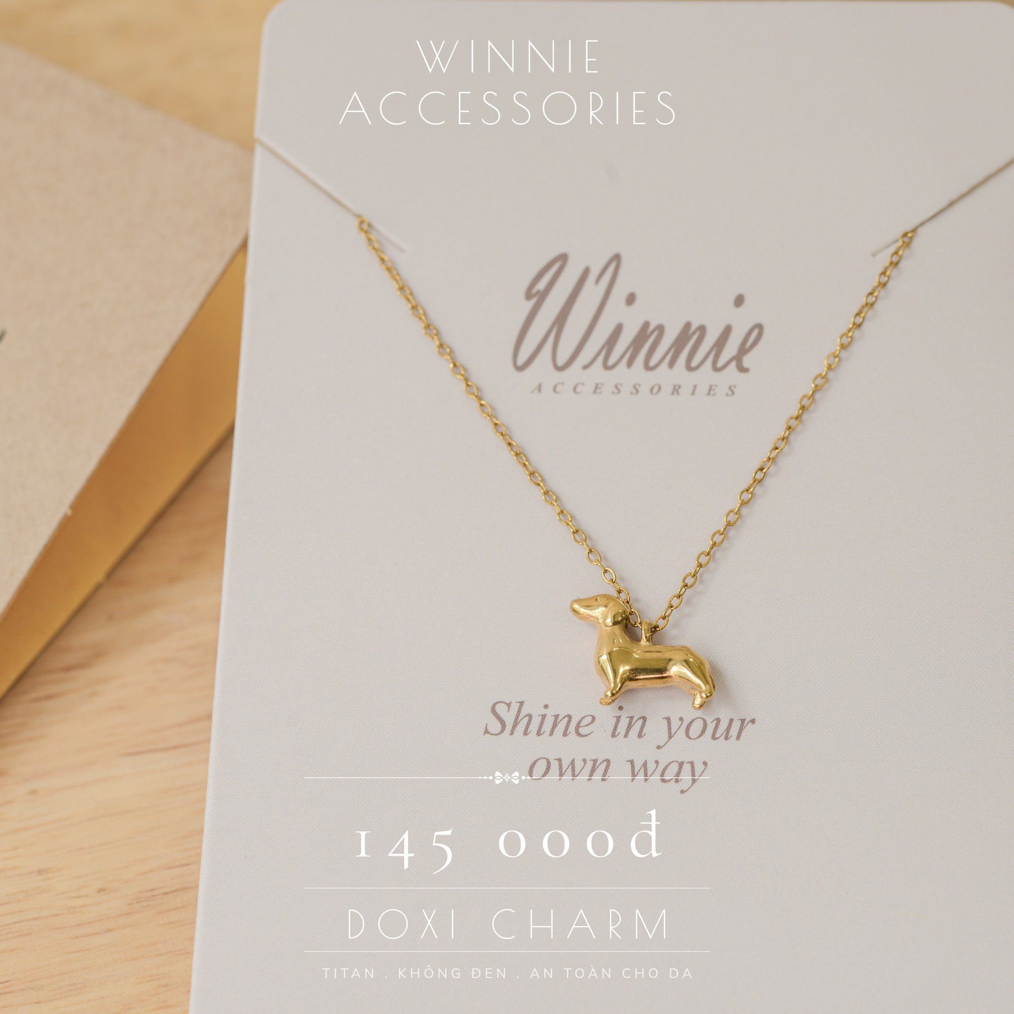  Dây chuyền Titan Doxi charm 