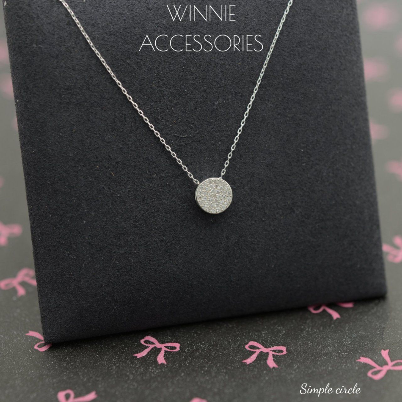  Dây chuyền Bạc S925 Simple circle 