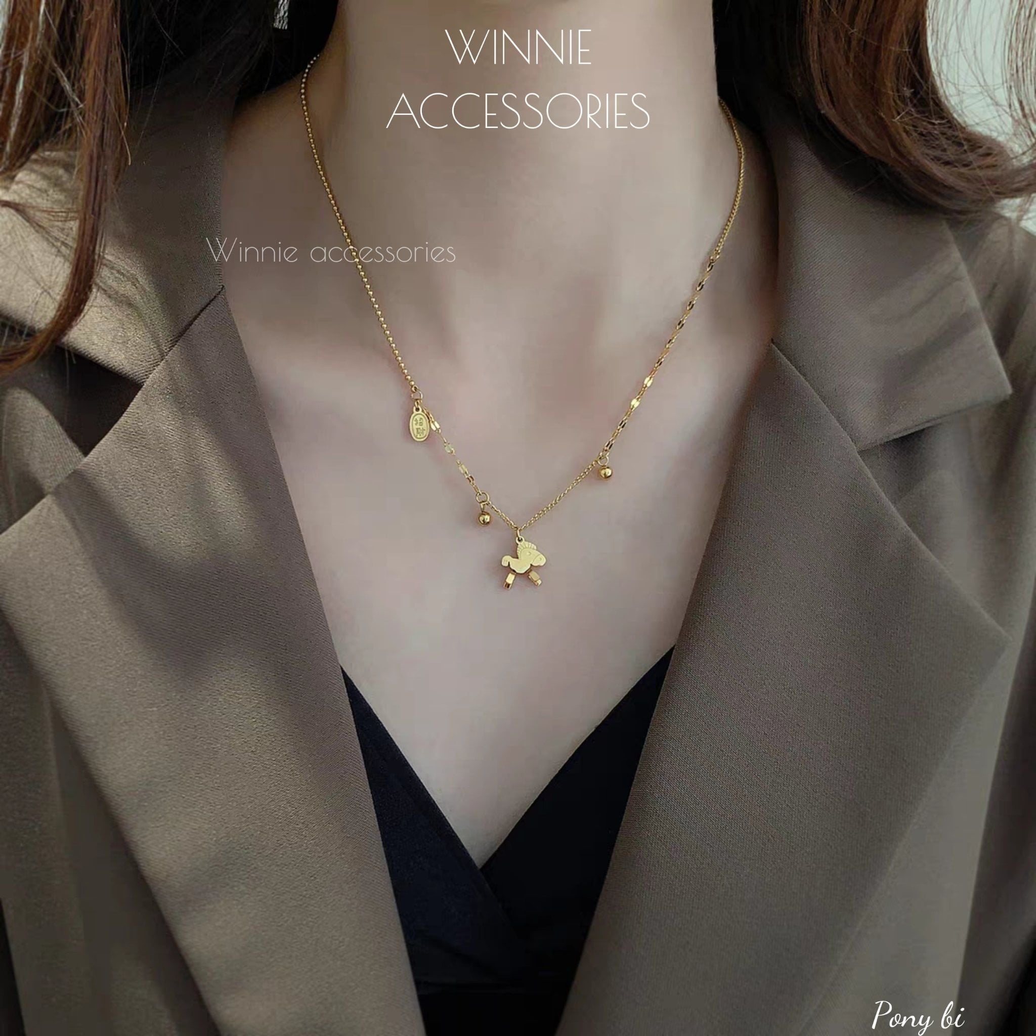  Dây chuyền Titan Pony Bi 