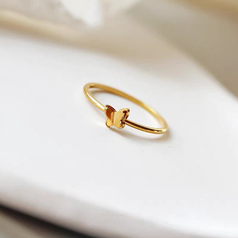  Nhẫn titan tiny Butterfly 