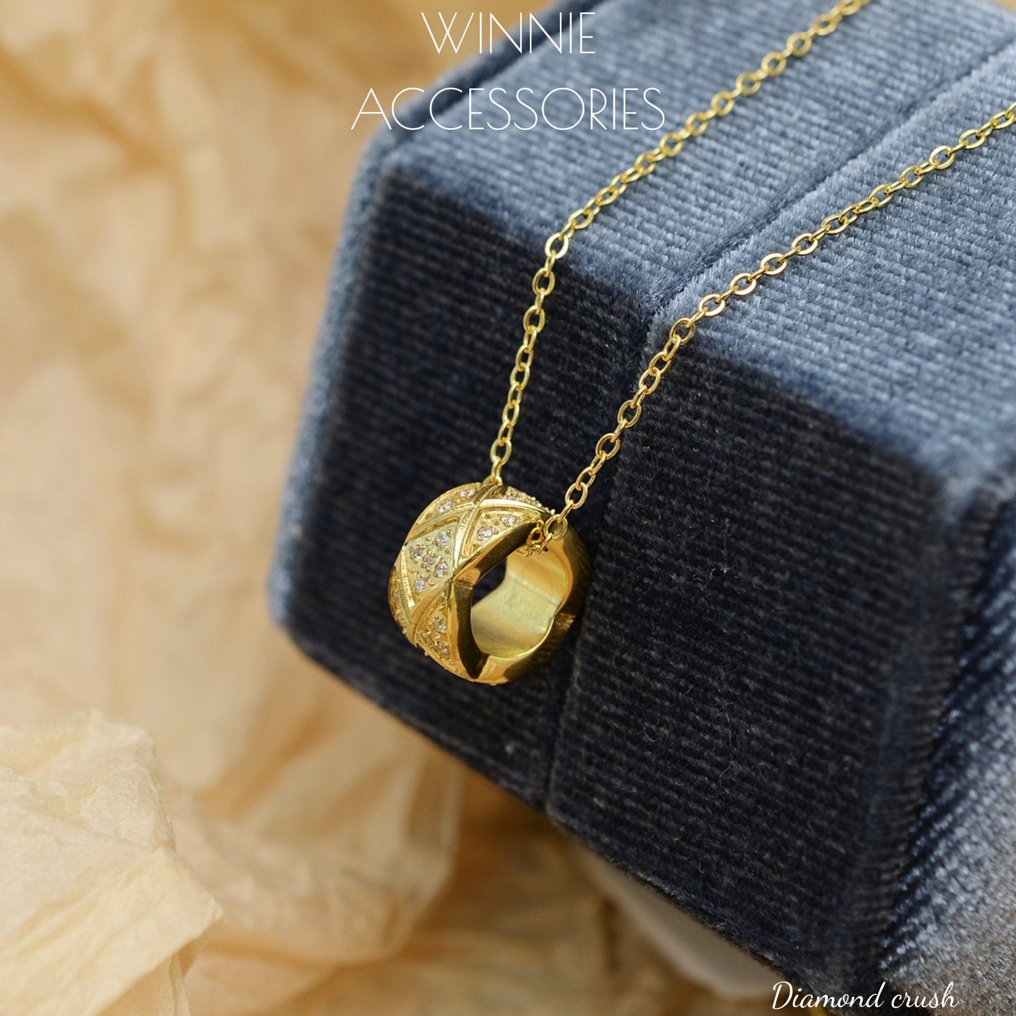  Dây chuyền Titan Diamond Crush 