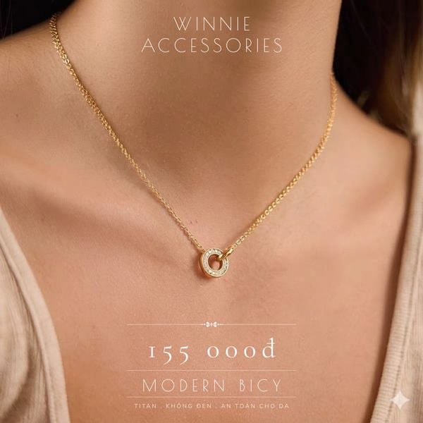  Dây chuyền Titan Modern Bicy 