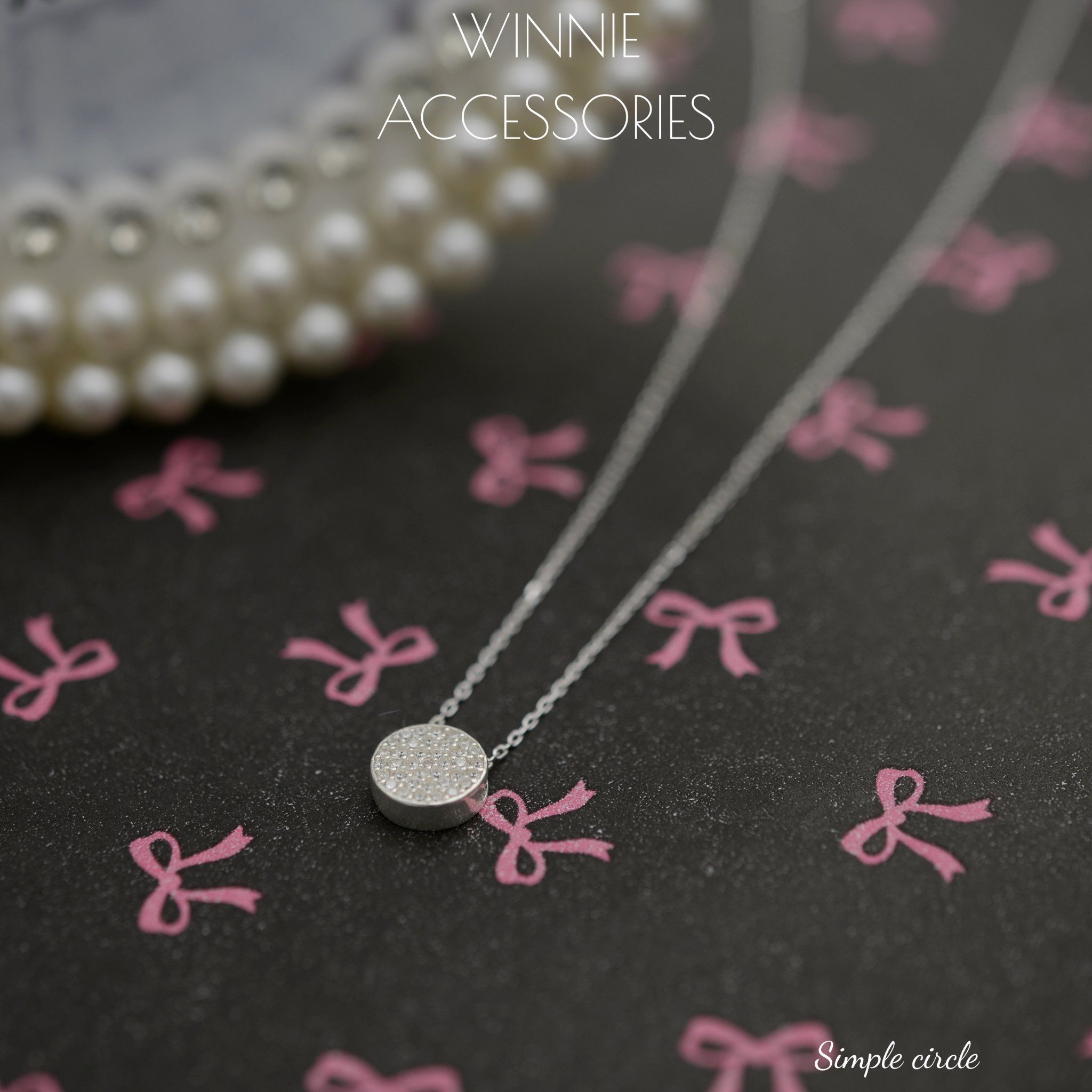  Dây chuyền Bạc S925 Simple circle 