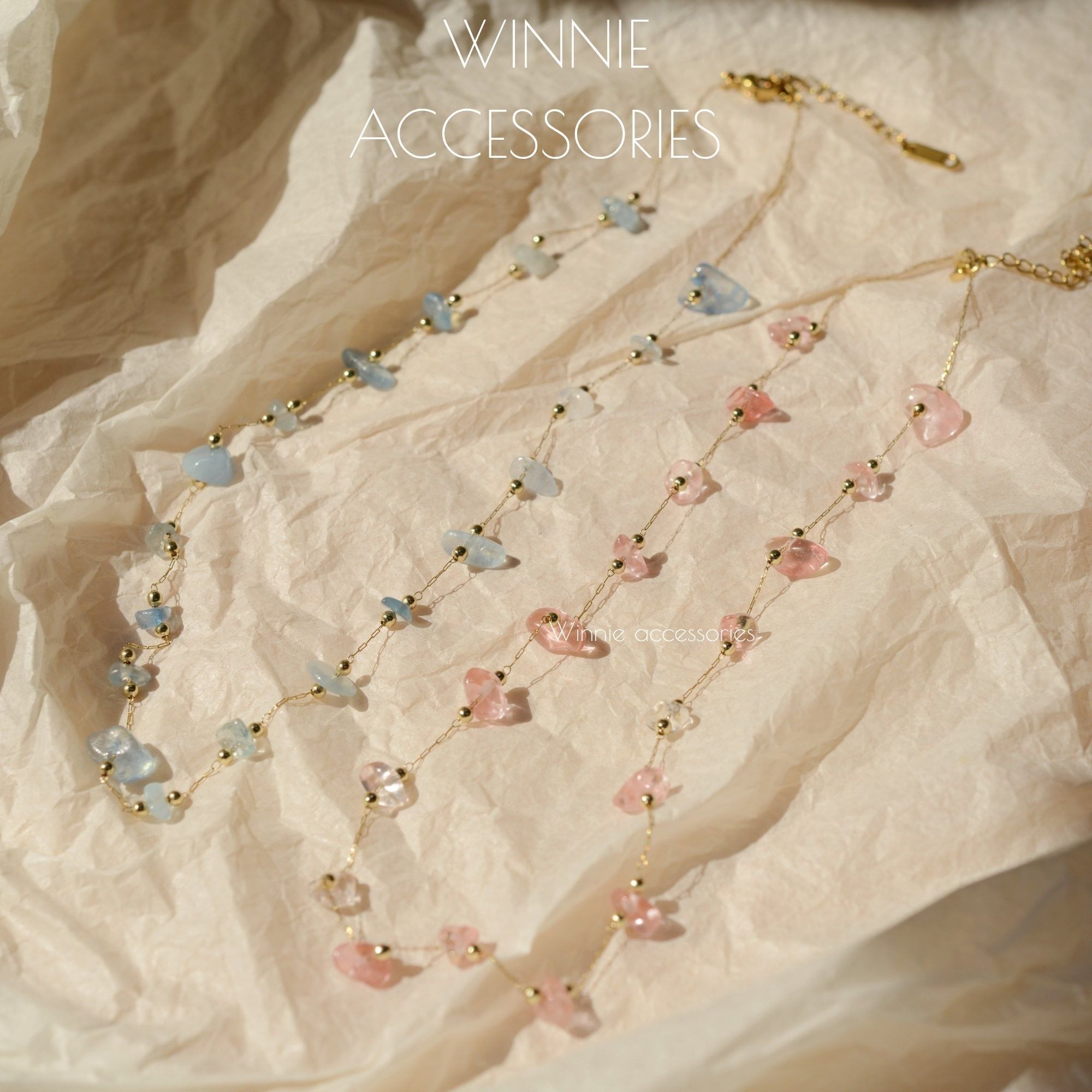  Dây chuyền Titan Aquamarine 