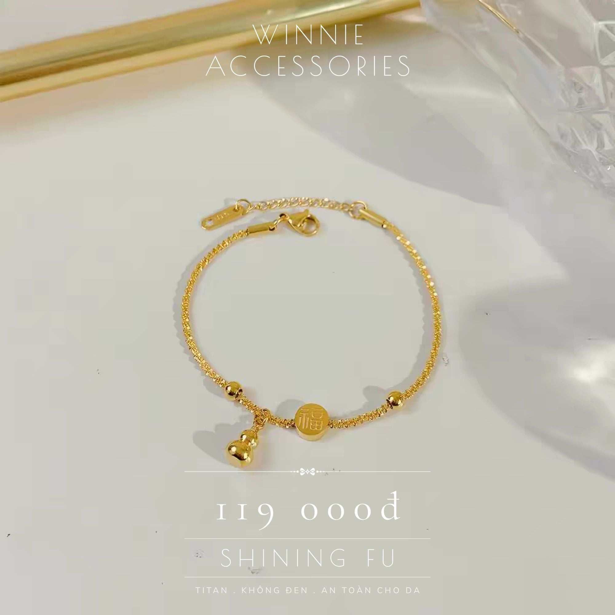  Lắc chân Titan Shining Fu 