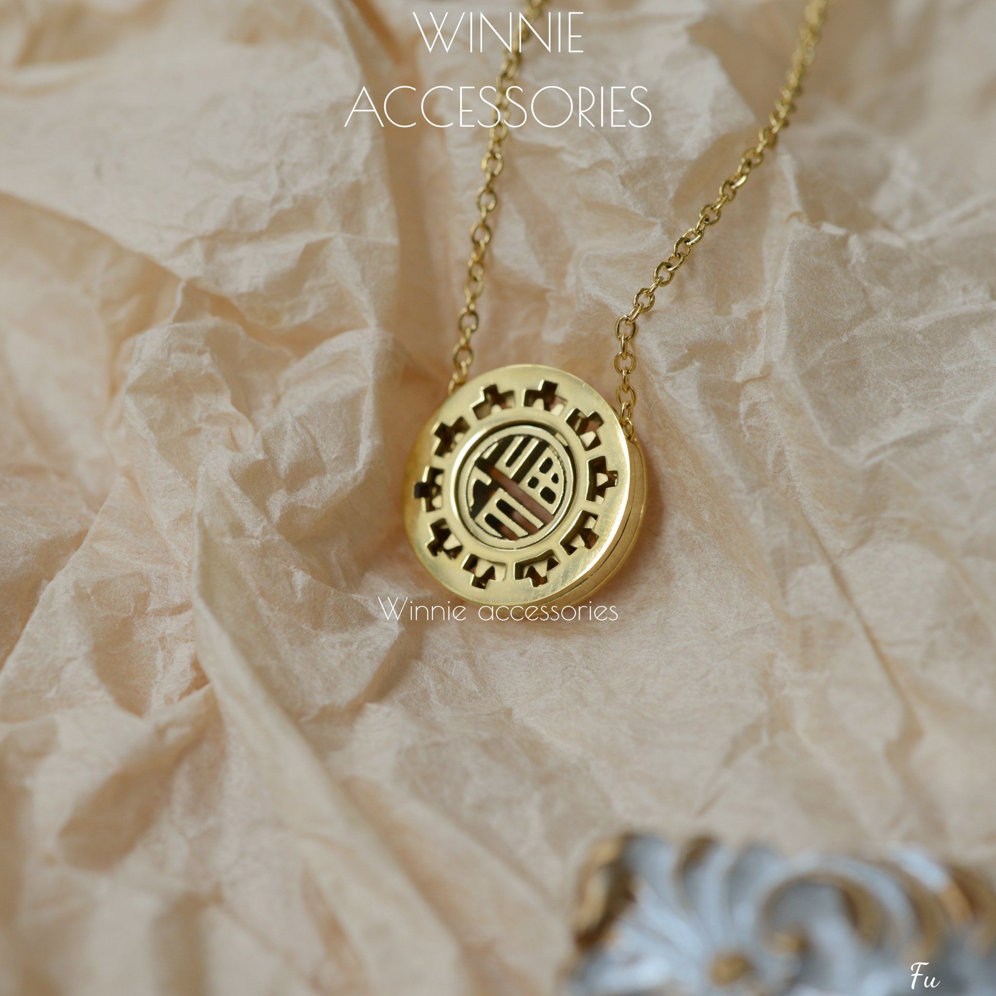  Dây chuyền Titan Fu 