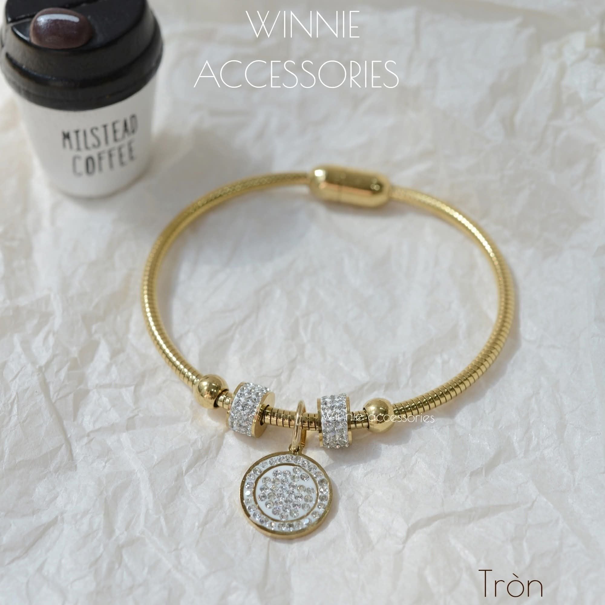  Vòng tay Titan Naky Charm Tròn 